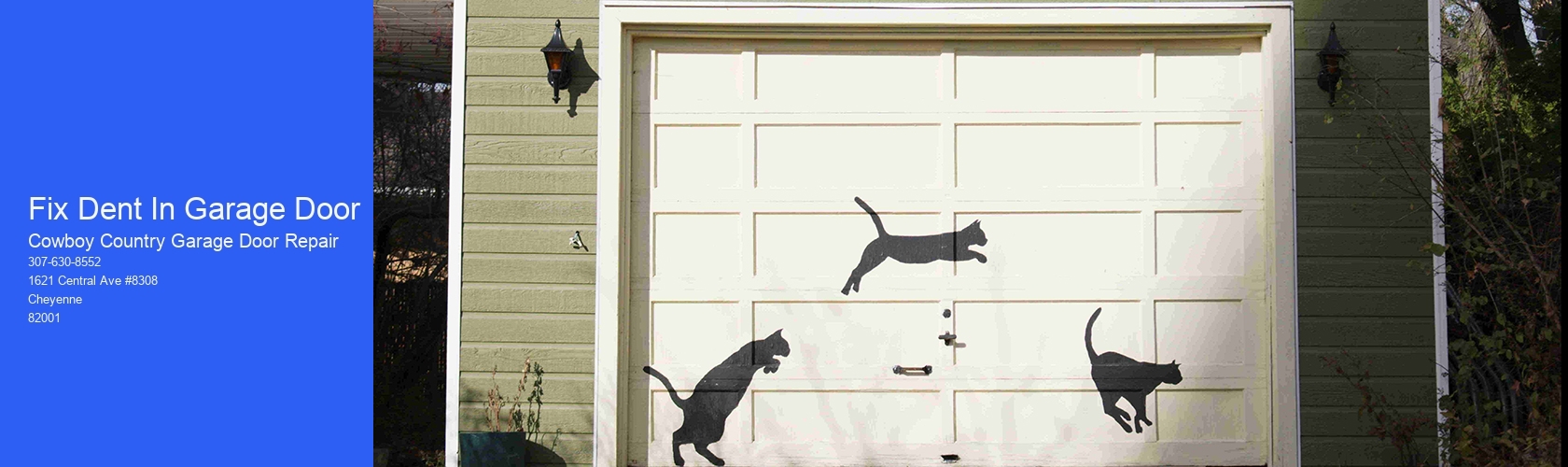 Fix Dent In Garage Door