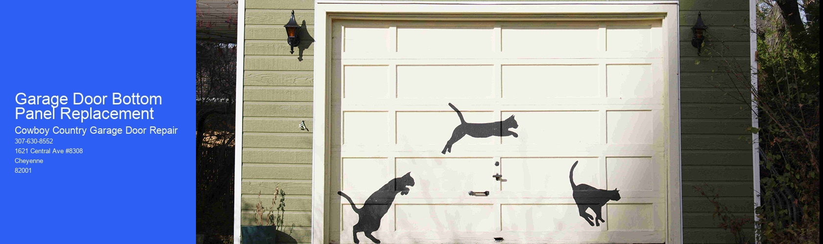 Garage Door Bottom Panel Replacement